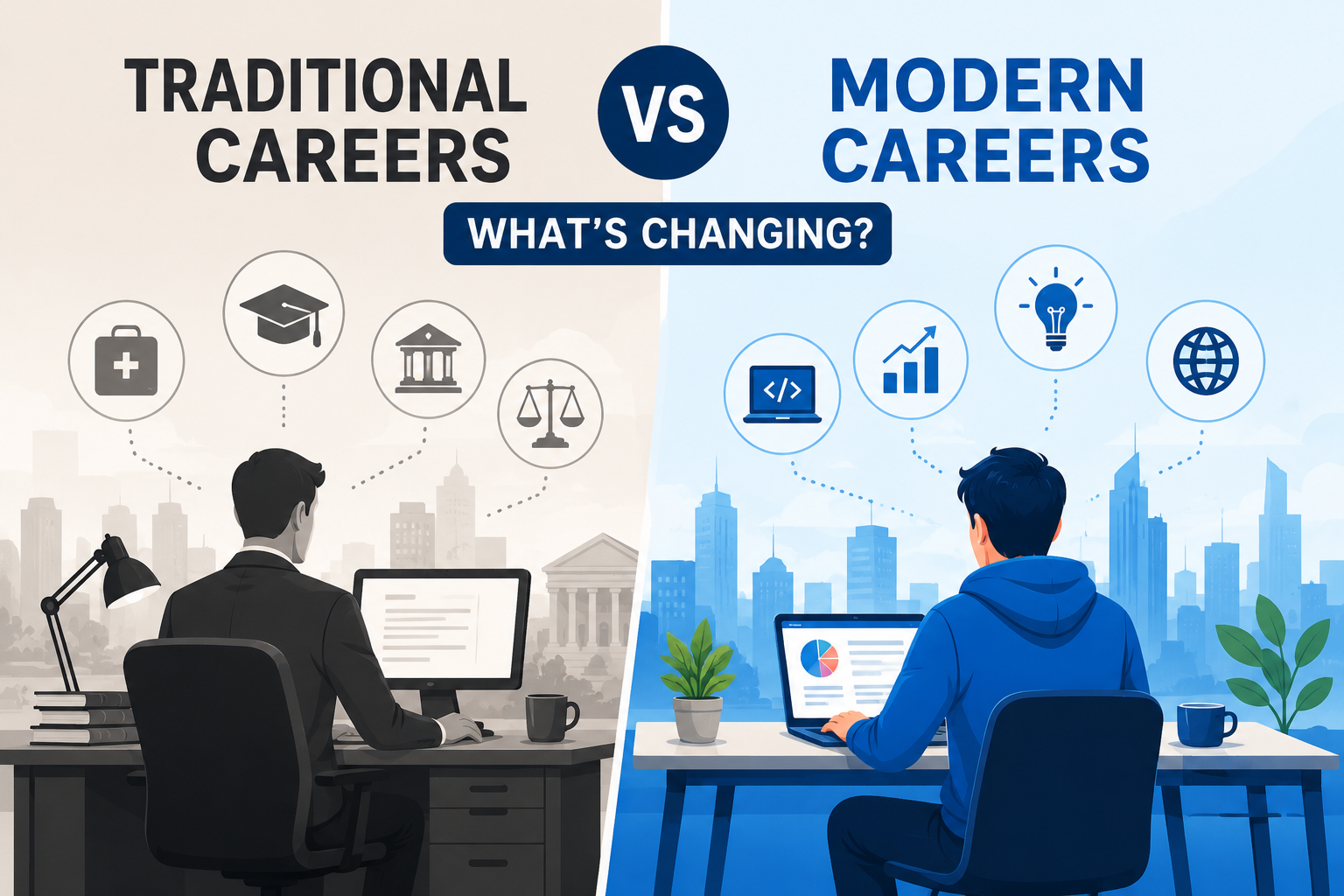 Traditional vs Modern Careers: What’s Changing?