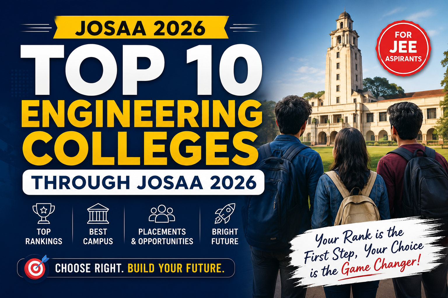 Top 10 Engineering Colleges Through JoSAA 2026: Where India's Brightest Minds Dream to Study